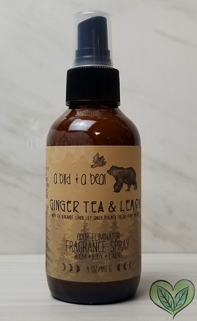 Ginger Tea & Lemon Fragrance Spray - Room, Body, & Linens