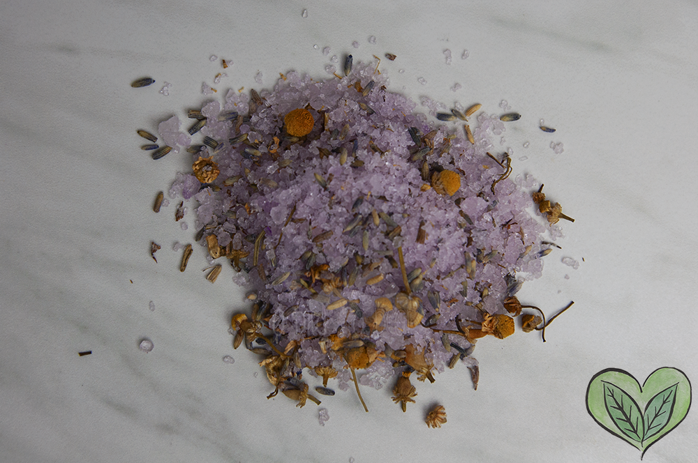 Chamomile & Lavender Salt Soak